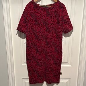 TanJay Red and Black Mini Dress